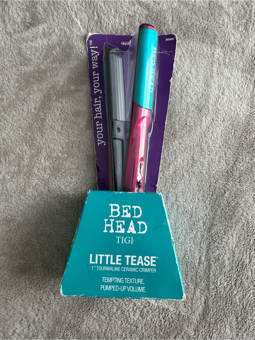 Tigi Bed Head Little Tease Crimper Iron - New!